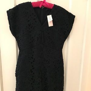 Banana republic heavy lace nevy shirt dress